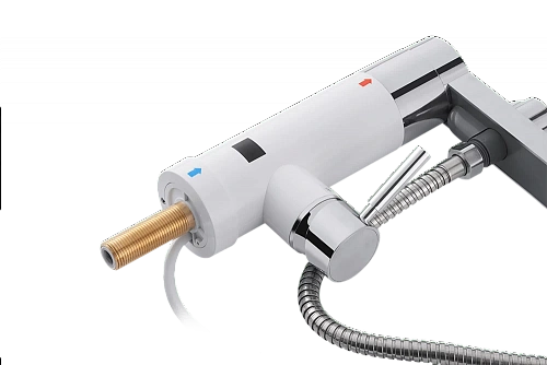 Смеситель-кран водонагреватель проточный UNIPUMP BKF-015 (кран+душ)