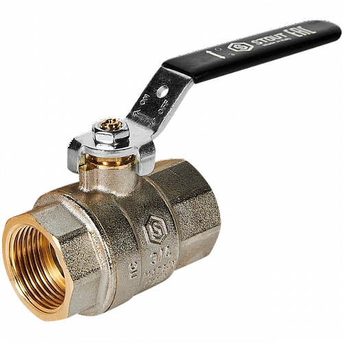 Кран шаровой STOUT рукоятка 3/4&amp;quot; ВВ, полнопроходной NEW