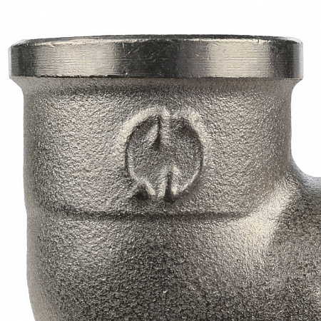 Угол резьбовой латунный STOUT никель 1/2&quot; В