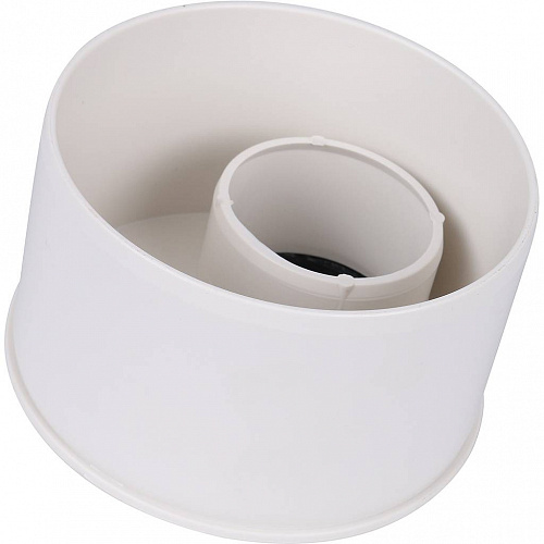 ПВХ Переход канализационный SINIKON КОМФОРТ ПЛЮС белый Ø110х50, низский