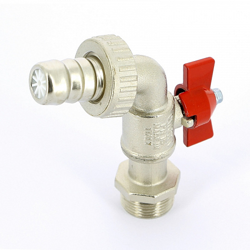 Кран шаровой потреб. ITAP GAR ART 168 бабочка 3/4&amp;quot; Н, водоразборный со штуцером(28581)