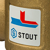 Клапан трехходовой термостатический смесительный STOUT 11/4&amp;quot; Н (70°С)
