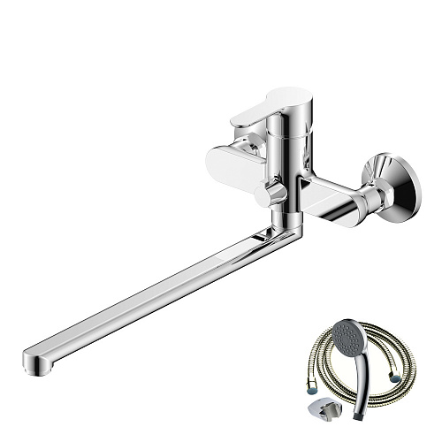 Смеситель для ванны с длинным изливом OLIVE'S TOLEDO 18221TD хром, латунь, упак (8 шт)