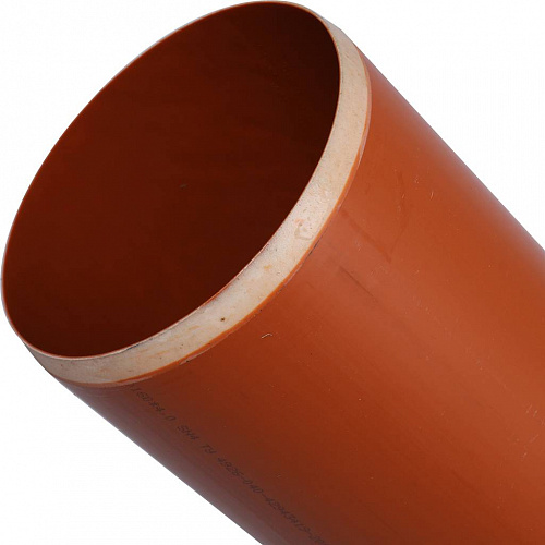 22020.R Sinikon НПВХ Труба D 160 x 4,0 SN4, 2000мм для нар. канализации