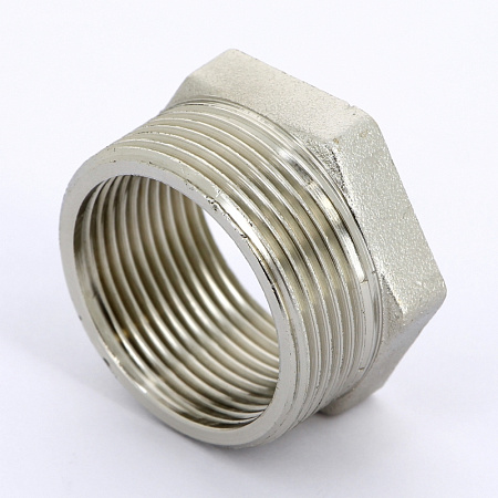 Футорка резьбовая латунная UNI-FITT никель 11/2&quot;х11/4&quot;