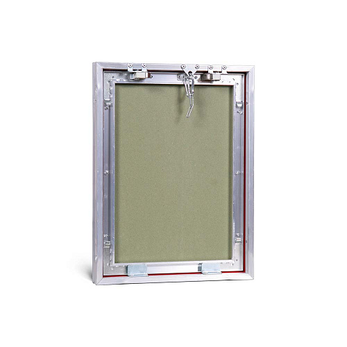 Люк потайной АЛЮМИНИЕВЫЙ со съемной дверцей (НАЖИМНОЙ) ПРАКТИКА &amp;quot;КОНТУР&amp;quot; КР 30x40