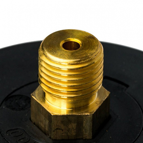 Манометр аксиальный STOUT Ø63-1/4&amp;quot;, 10 бар, горизонтальное подключение