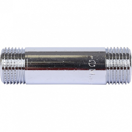 Бочонок резьбовой латунный STOUT хром 1/2&quot;x70мм