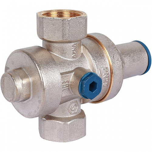 Редуктор давления STOUT 3/4&amp;quot; вн/вн PN25 с выходом под манометр