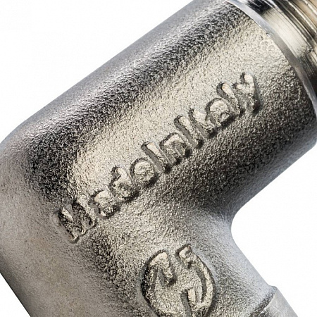Угол резьбовой латунный STOUT никель 3/8&quot; ВН