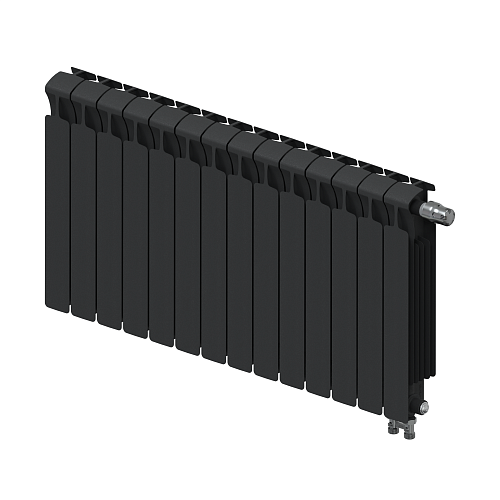 Радиатор RIFAR Monolit 500 х14 сек НП прав (MVR) Антрацит