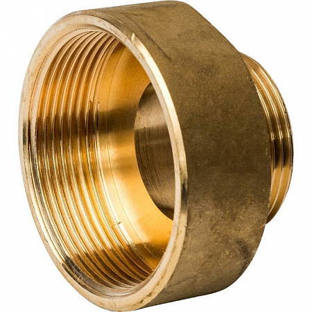 Муфта переходная резьбовая латунная STOUT без покрытия 2&quot;x11/4&quot; ВН