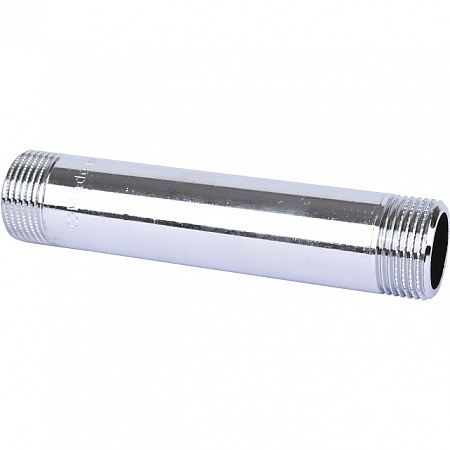 Бочонок резьбовой латунный STOUT хром 3/4&quot;x120мм