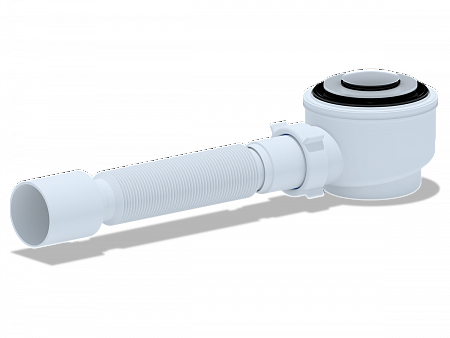 Сифон для душевого поддона с гофрой АНИПЛАСТ E415CL 11/2&quot;х50 &quot;клик-клак&quot;