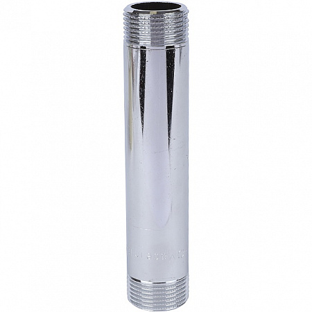 Бочонок резьбовой латунный STOUT хром 3/4&quot;x125мм