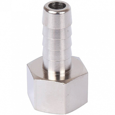 Штуцер резьбовой латунный STOUT никель 3/8&quot;x10мм В