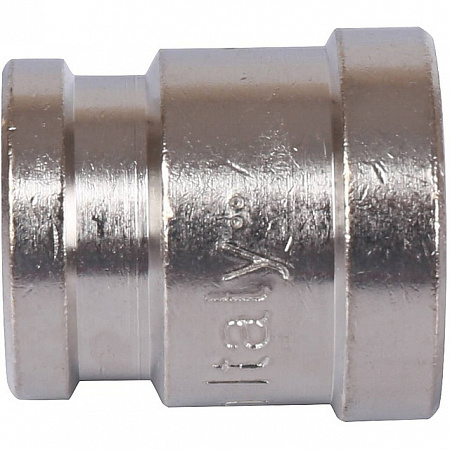 Муфта переходная резьбовая латунная STOUT никель 3/8&quot;X1/4&quot; В