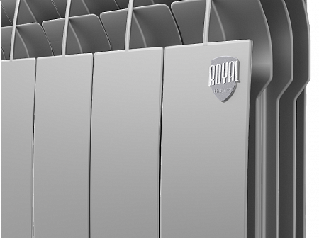 Радиатор алюминиевый ROYAL THERMO BILINER ALUM SILVER SATIN 500x12 секций, серый (НС-1250265)