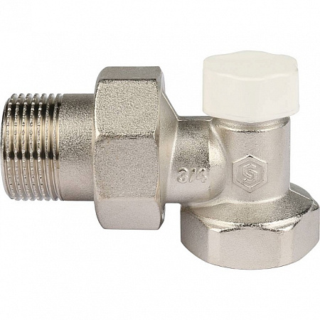 Клапан запорно-балансировочный угловой STOUT 3/4&quot; (SVL-1156-000020)