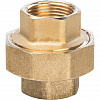 Американка ПРЯМАЯ резьбовая латунная (без прокладки) STOUT без покрытия 3/4&amp;quot; В