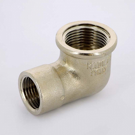 Угол переходной резьбовой латунный UNI-FITT никель 3/4&quot;х1/2&quot; В