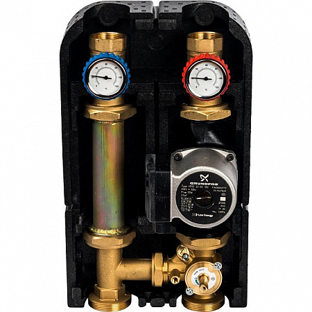 ГБМ Насосная группа STOUT с 3-х приводным смесителем, с насосом GRUNDFOS UPSO32-65 DN32 (11/4&quot;)