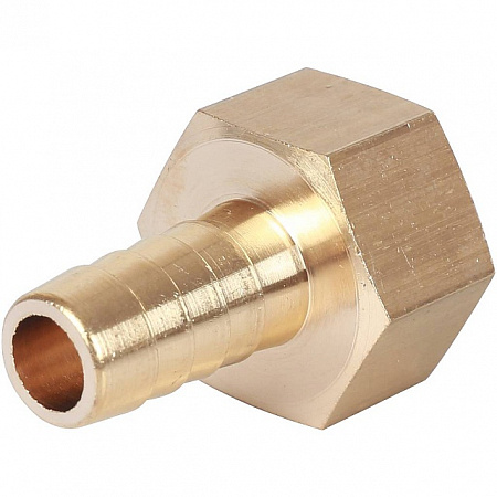 Штуцер резьбовой латунный STOUT без покрытия 1/2&quot;x12мм В