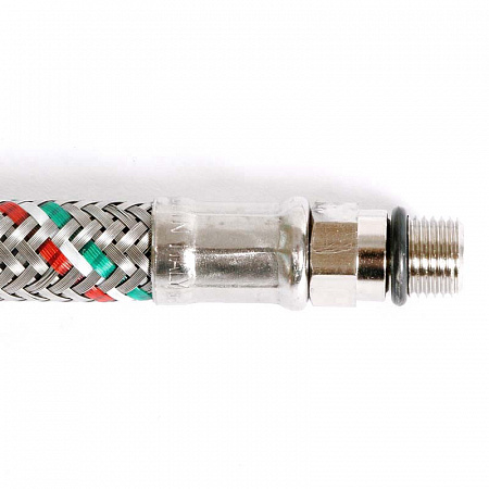 UNI-FITT Гибкая подводка для смесителя М10х1 - 1/2&quot;, 150 см, DN 8, оплётка из нерж. стали