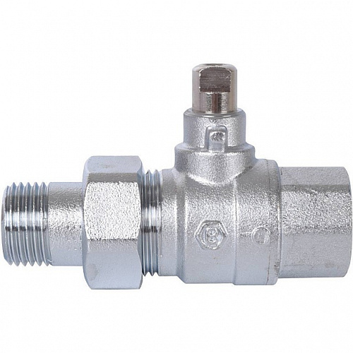 Клапан шаровой двухходовой зональный STOUT 1/2&amp;quot;х1/2&amp;quot; НВ