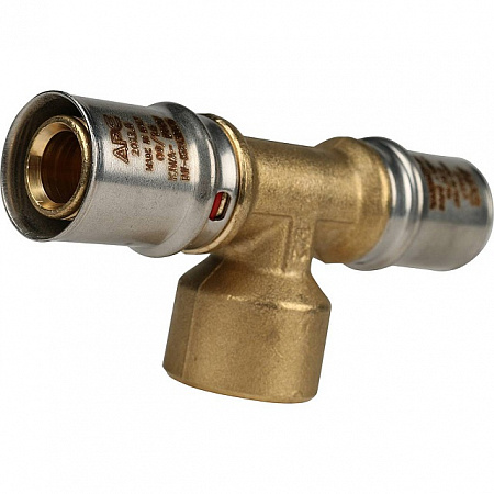 МП Тройник резьбовой пресс для металлопласта STOUT Ø20х1/2&quot;х20 В