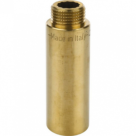 Удлинитель резьбовой латунный STOUT без покрытия 1/2&quot;x70мм ВН