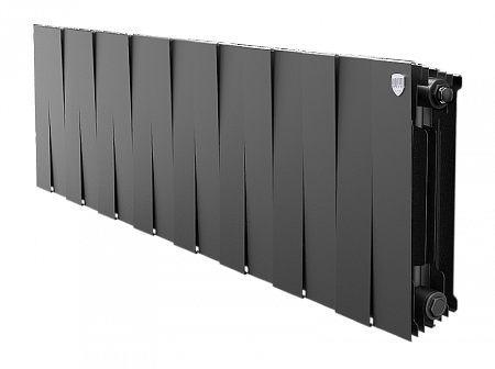 Радиатор биметаллический ROYAL THERMO PIANOFORTE NOIR SABLE 300x16 секций, чёрный (НС-1346061)