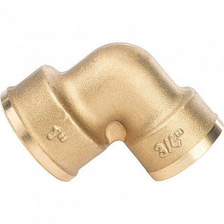 Угол резьбовой латунный STOUT без покрытия 1&quot;x3/4&quot; В