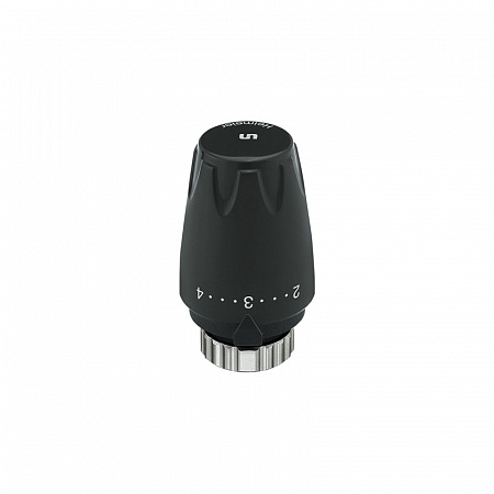 Термостатическая головка UNI-FITT DX в чёрном цвете M30х1,5
