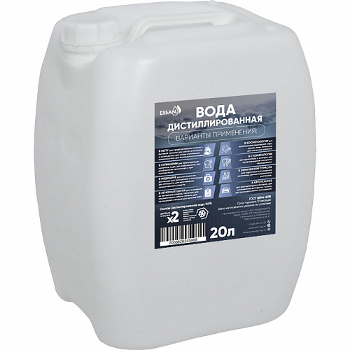 Дистиллированная вода ESSAN WATER для систем отопления, 20 л