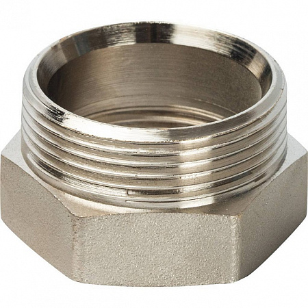 Американка ПРЯМАЯ резьбовая латунная (с прокладкой o-ring) STOUT никель 11/2&quot; ВН