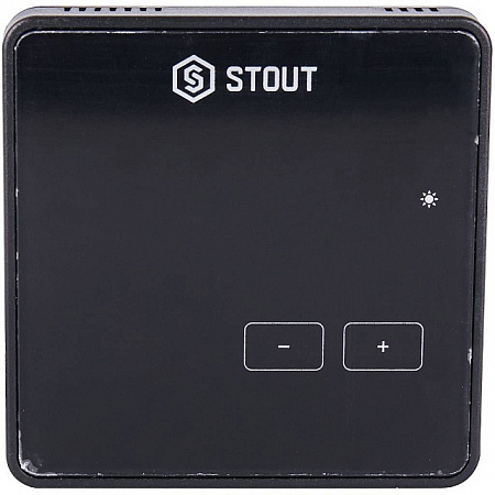 Регулятор комнатный STOUT беспроводной R-8z, черный, 230 B