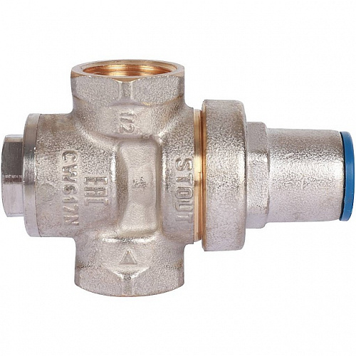 Редуктор давления STOUT PN16 вн/вн 1/2&amp;quot; без подкл. манометра