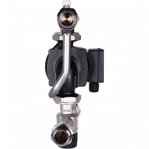 НСУ Насосно-смесительный узел теплого пола STOUT с насосом 1&amp;quot;, UPSO, клапан 30-60°C, 130мм