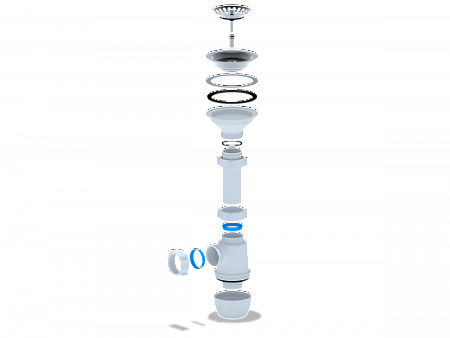 АНИПЛАСТ Сифон Грот 31/2&quot;х40