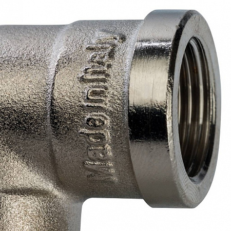 Угол резьбовой латунный STOUT никель 3/8&quot; В