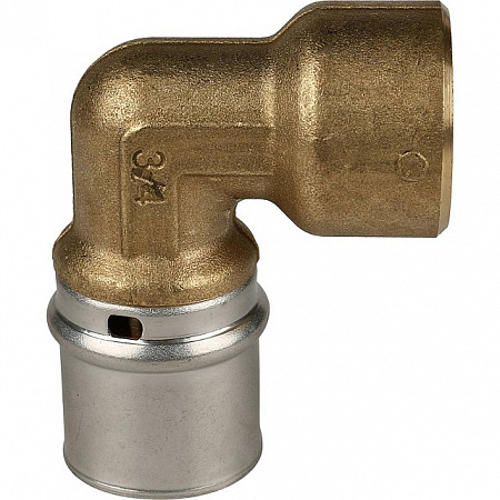 МП Угол резьбовой пресс для металлопласта STOUT Ø26х3/4&quot; В