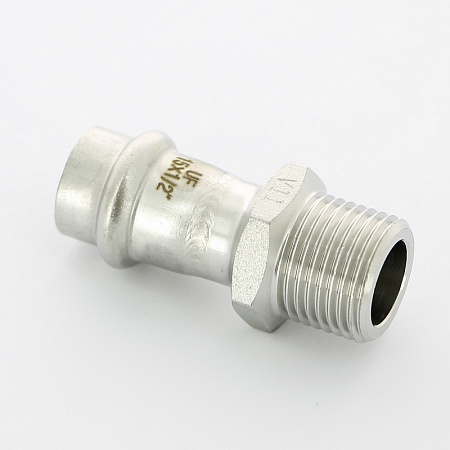 НП Муфта резьбовая пресс из нержавейки UNI-FITT фитинг Ø15x1/2&quot; Н