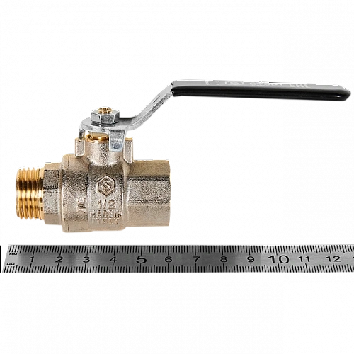 Кран шаровой STOUT рукоятка 1/2&amp;quot; ВН, полнопроходной SVB-0003-200015