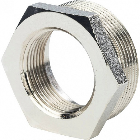 Футорка резьбовая латунная STOUT никель 2&quot;x11/4&quot; ВН