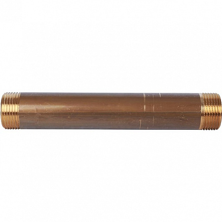 Бочонок резьбовой латунный STOUT без покрытия 3/4&quot;x150мм