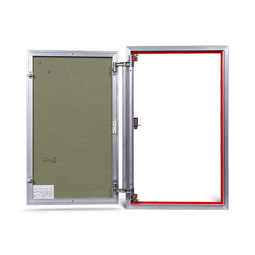 Люк под плитку АЛЮМИНИЕВЫЙ (НАЖИМНОЙ) ПРАКТИКА ETP 50x80