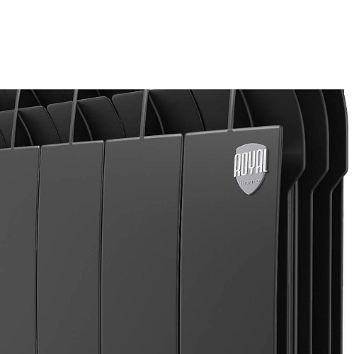 Радиатор алюминиевый ROYAL THERMO BILINER ALUM NOIR SABLE 500x6 секций, черный
