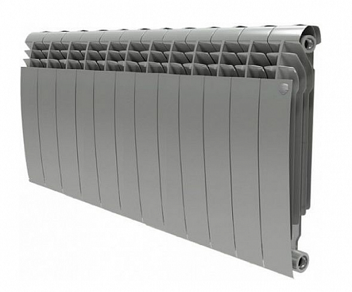 Радиатор биметаллический ROYAL THERMO BILINER SILVER SATIN VR 350x12 секций (НС-1196737)