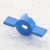Ручка бабочка для крана с накидной гайкой UNI-FITT 3/4&amp;quot; - 1&amp;quot;, синяя